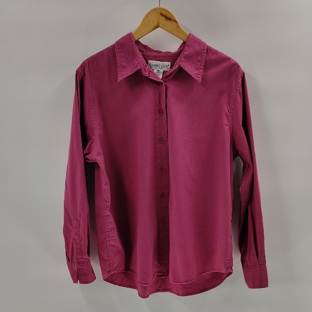 Cabin Creek Button Up Magenta Pink Long Sleeve